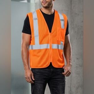 Body Guard Large/Extra Large L/XL Work Reflective Safety Vest Like New